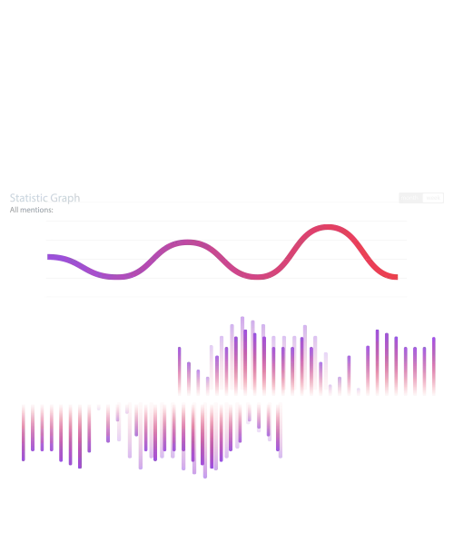 A screen showing a graph with a red and blue line, depicting AI automation.