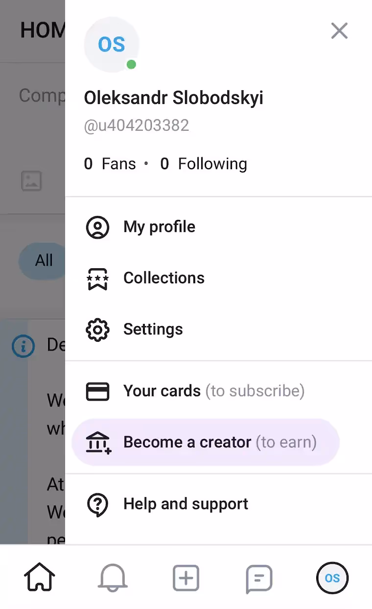Как стать автором на OnlyFans