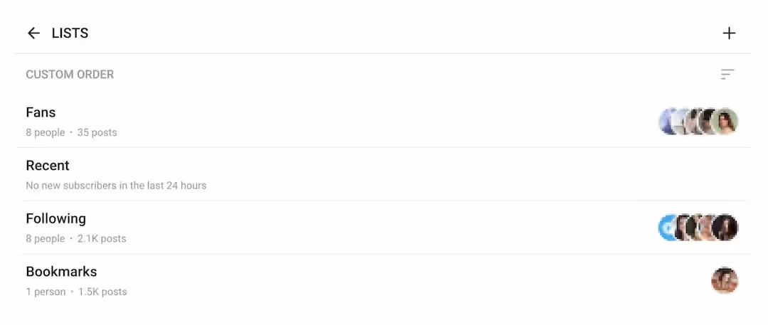 Как делать листы и списки на OnlyFans