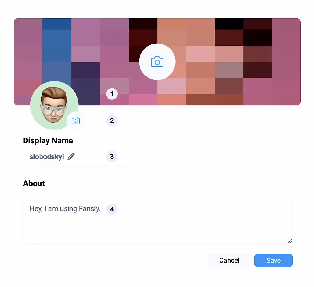 Как настроить аккаунт на Fansly