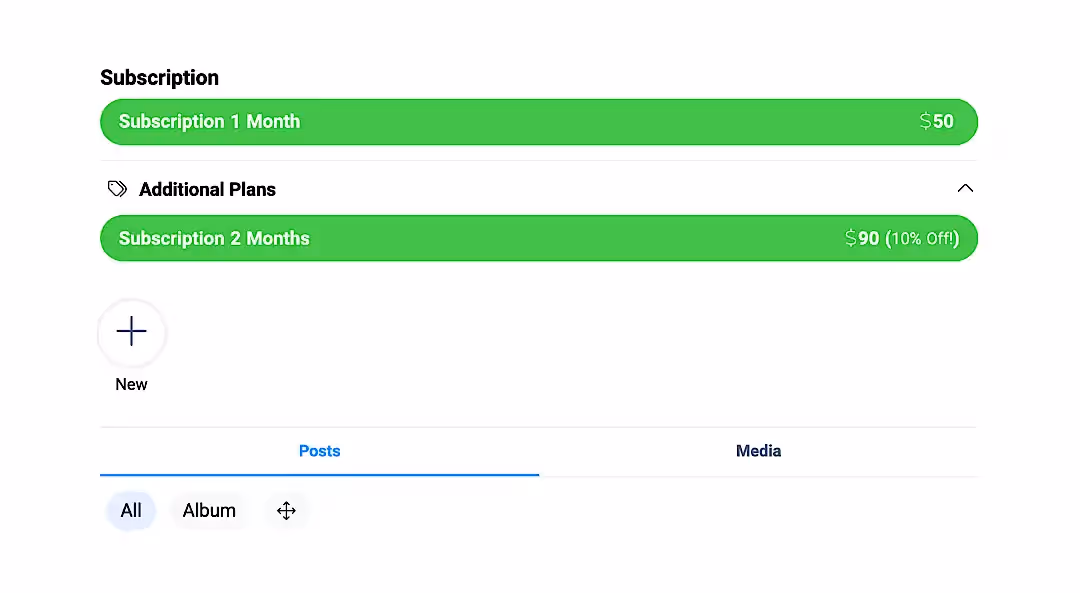Как сделать хайлайтс на Fansly