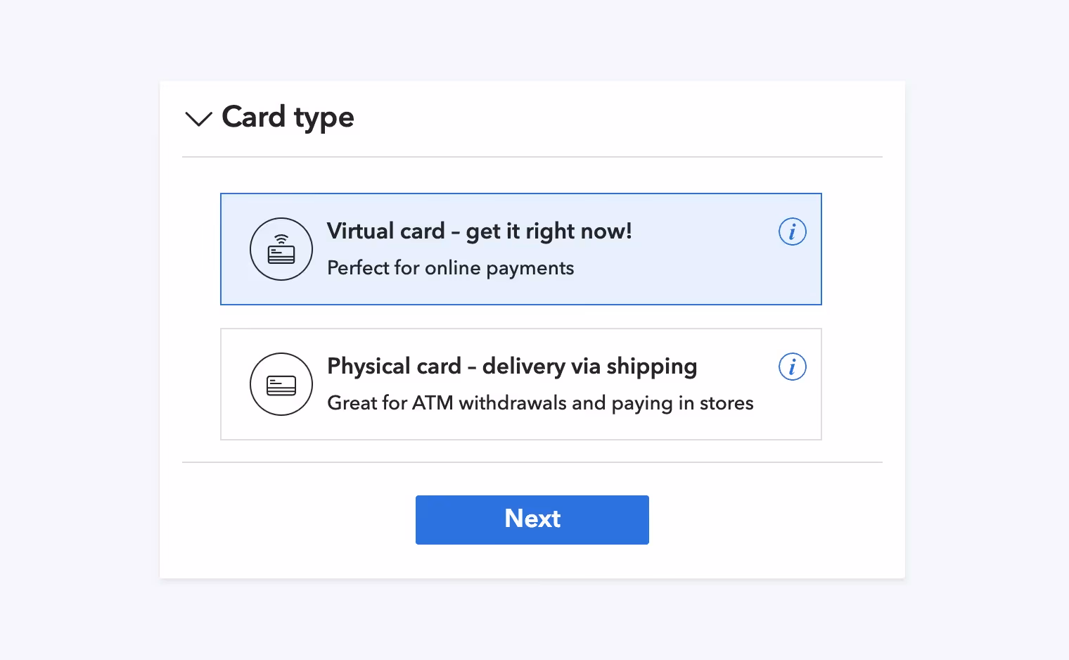 Выпуск виртуальной или физической банковской карточки от Pioneer