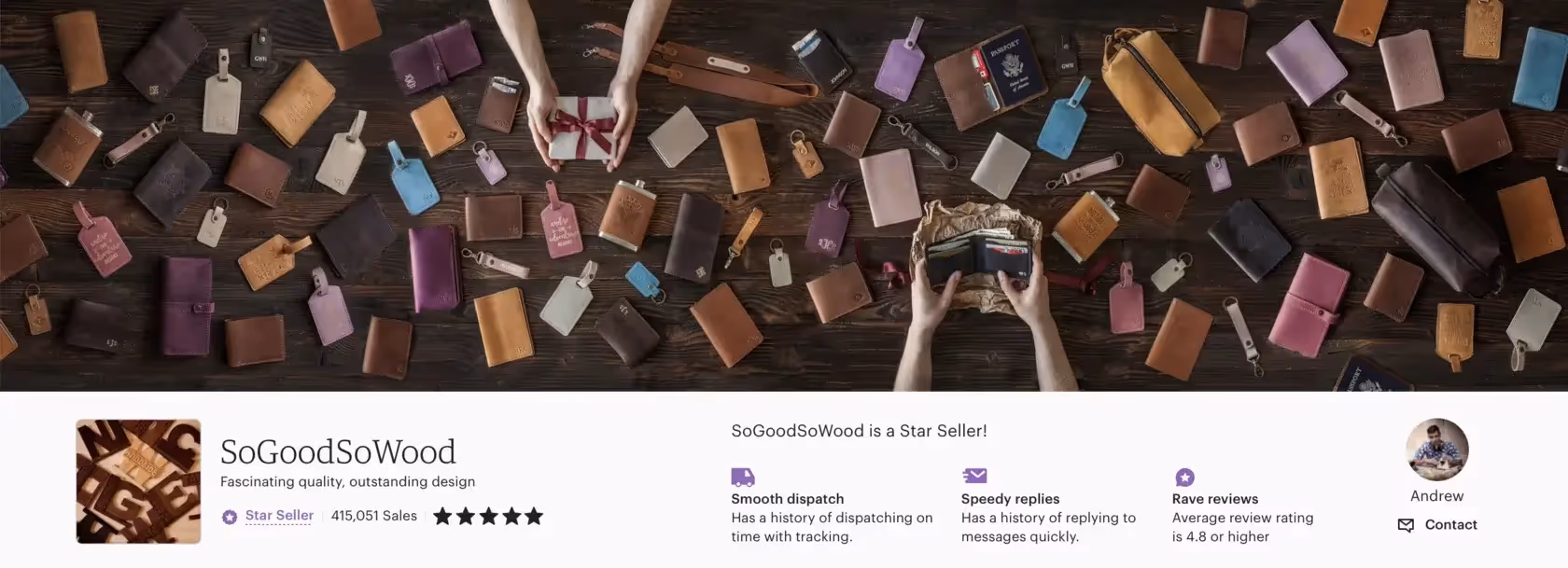 SoGoodSoWood shop on Etsy