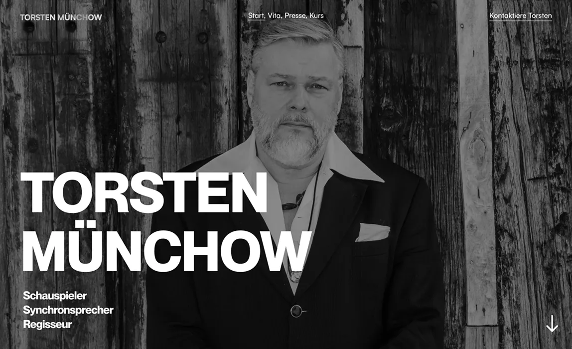 Torsten Münchow Website Mockup