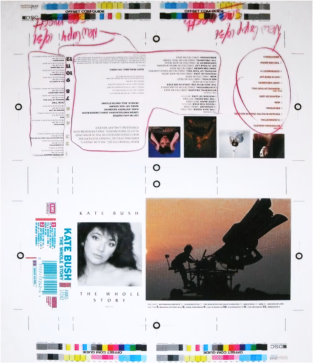 'The Whole Story' Cassette Art Design Proof