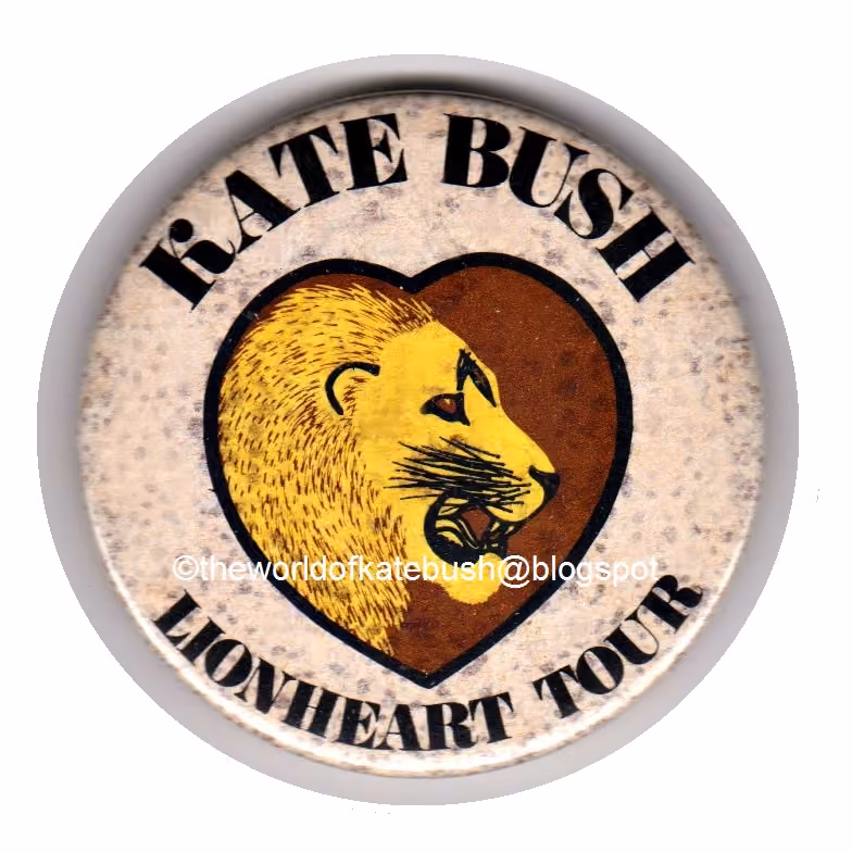 'Lionheart Tour' Button Badge