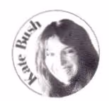 'Kate Bush' Tin Button Badge