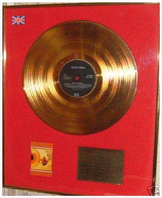 'The Kick Inside' Gold Sales Award