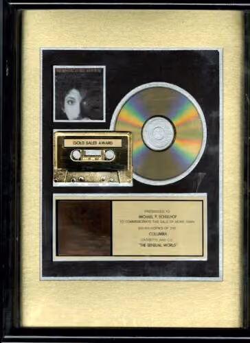 'The Sensual World' Gold Sales Award