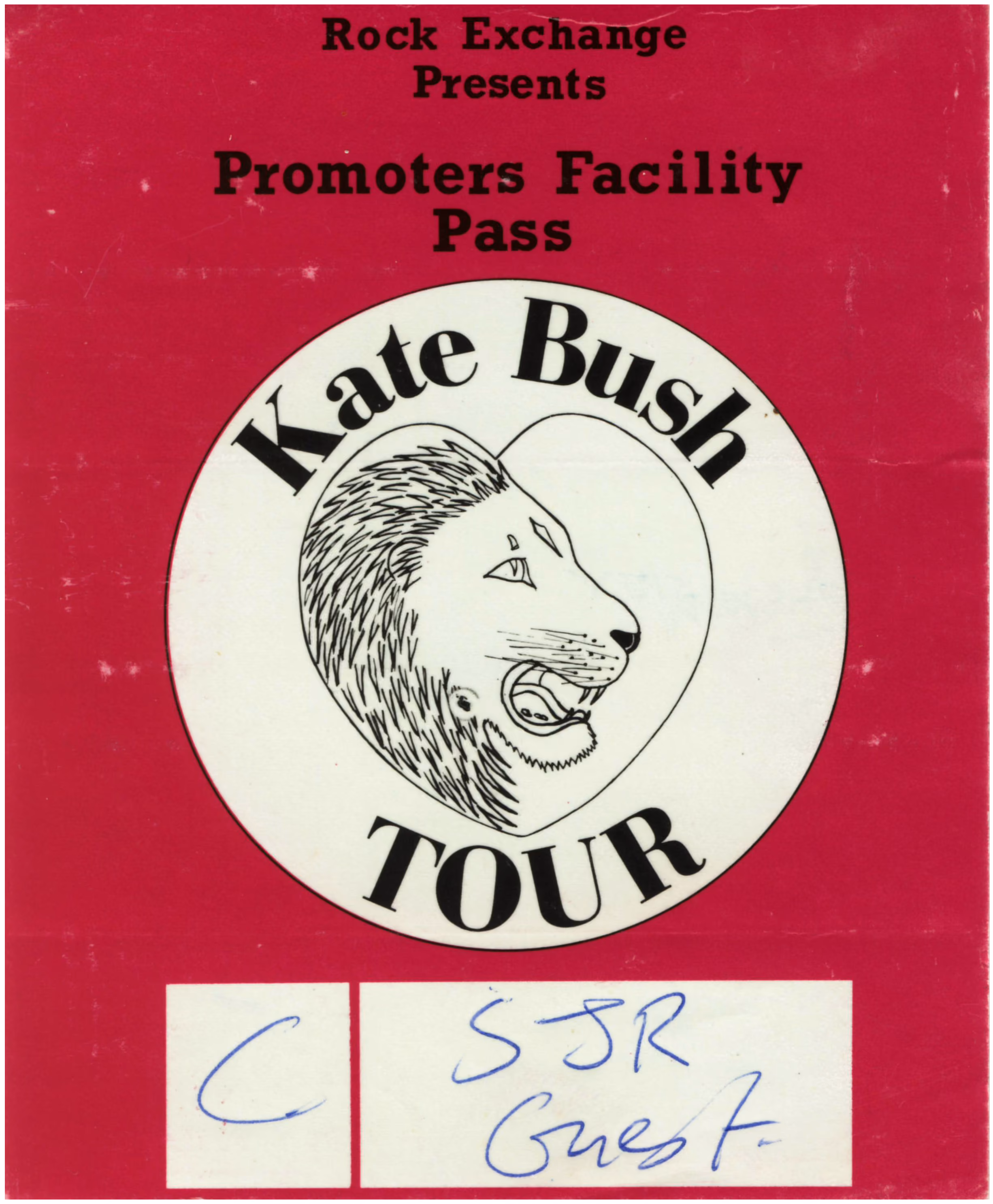'The Tour Of Life' Promoter's Pass