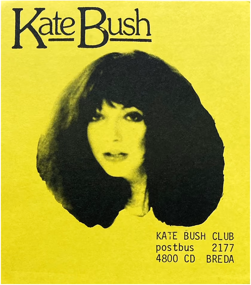 'Kate Bush Club Nederland' Sticker