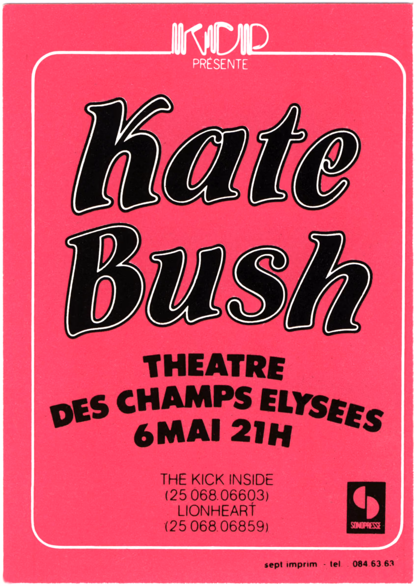 'The Tour Of Life' Mini Flyer