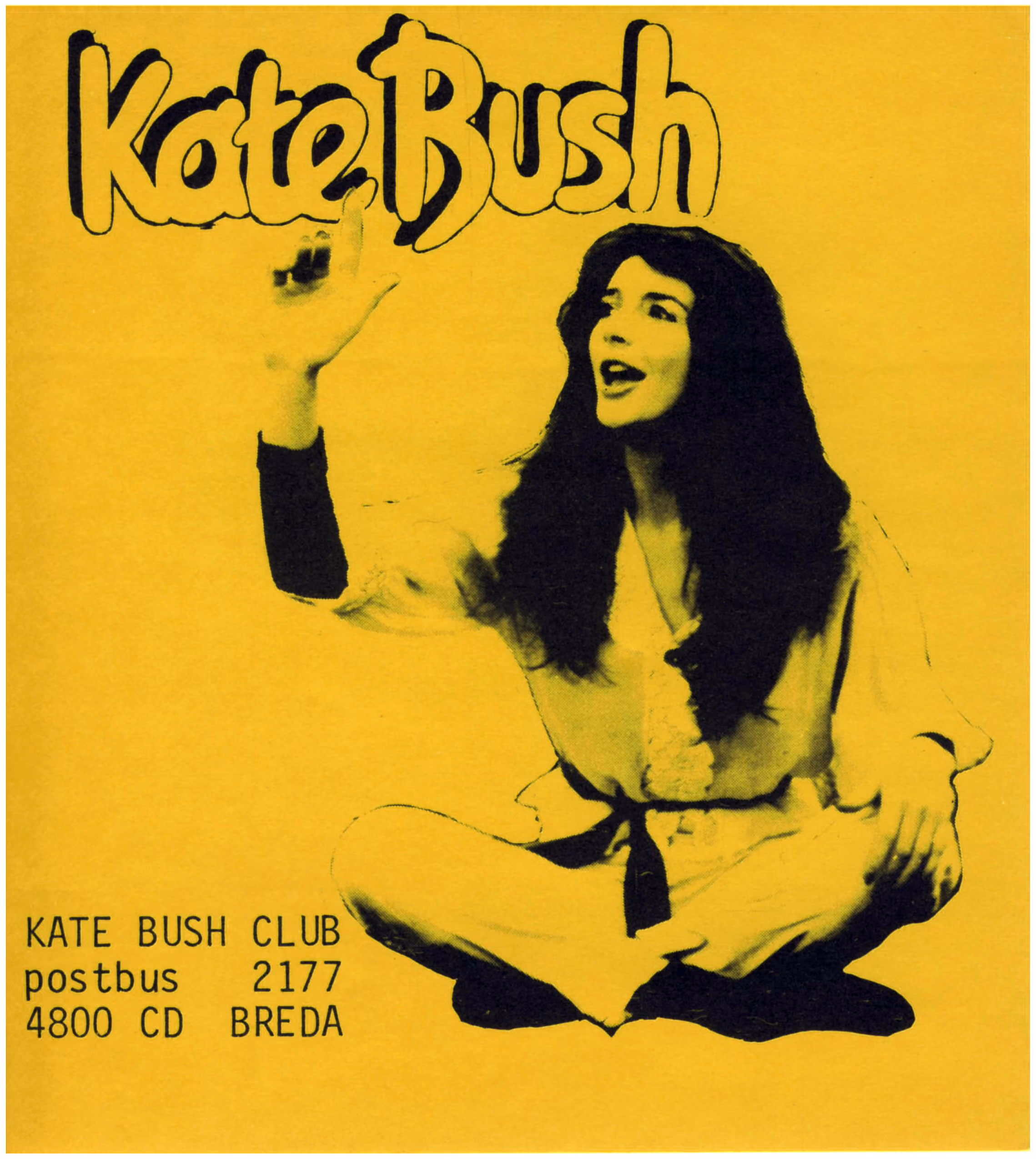 'Kate Bush Club Nederland' Sticker