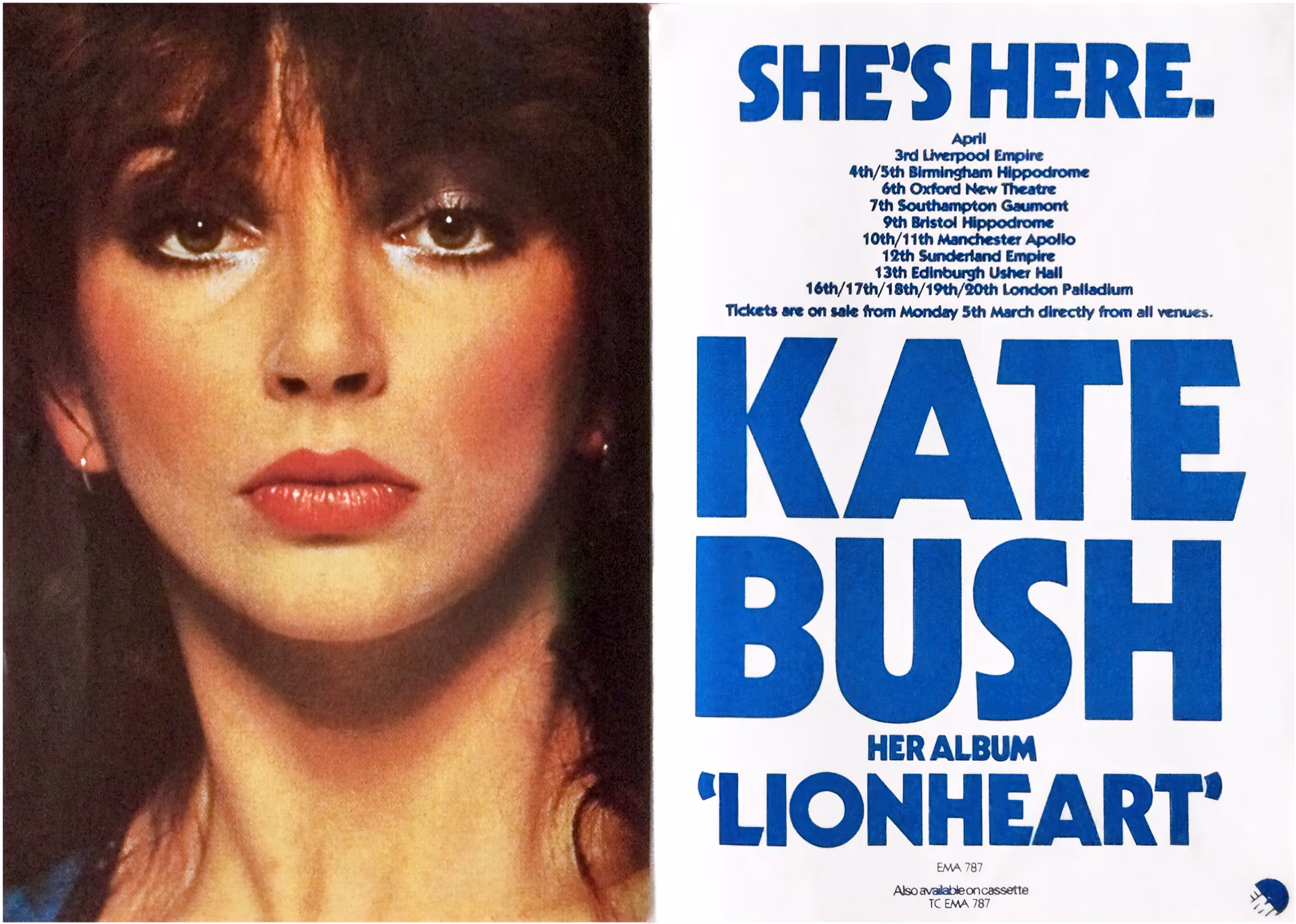 'Lionheart' / 'The Tour Of Life' Poster