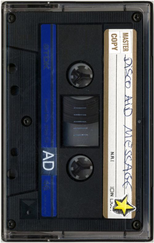 'Disco Aid' Cassette Message
