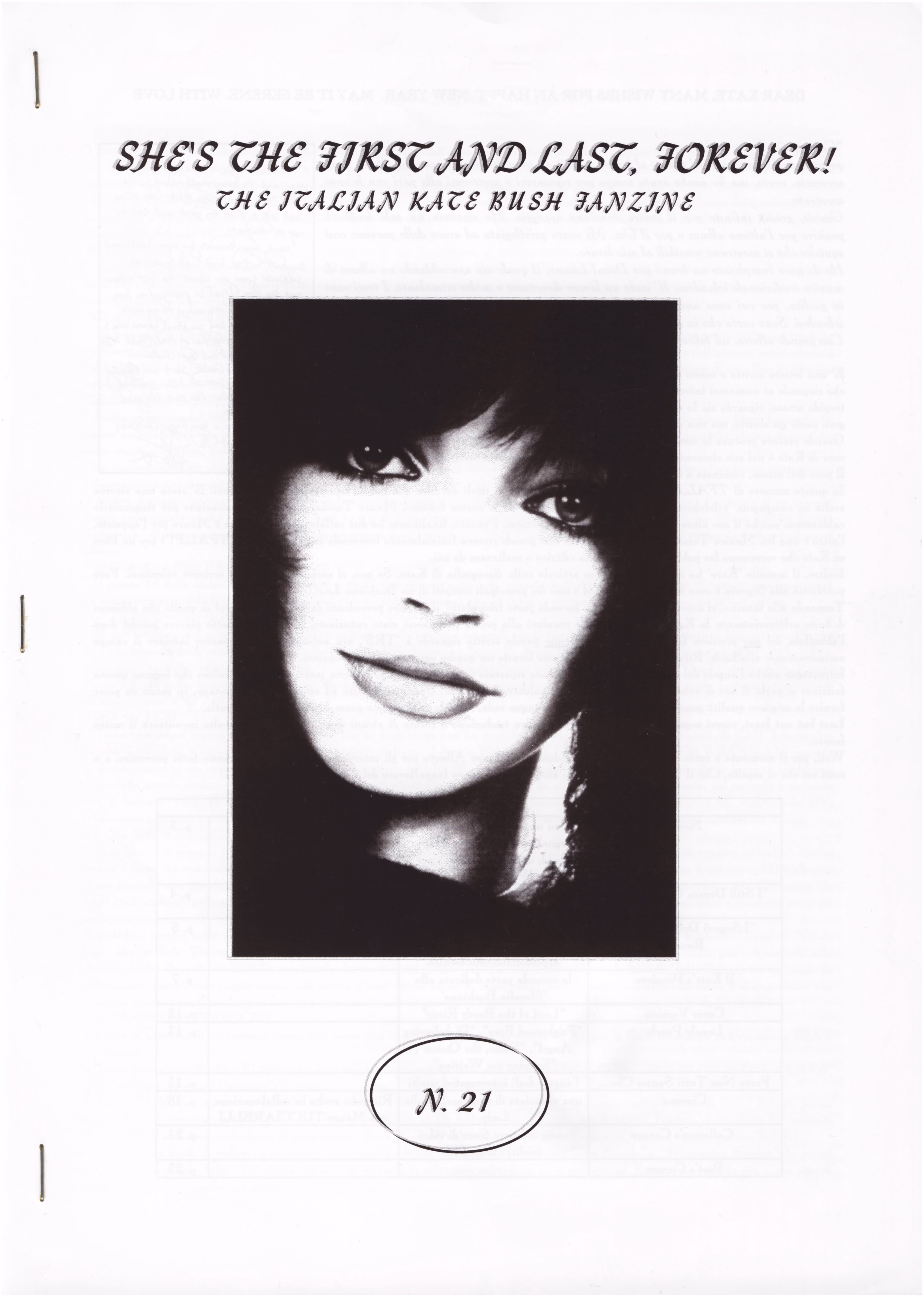 'The First And Last, Forever' Magazine Issue 21