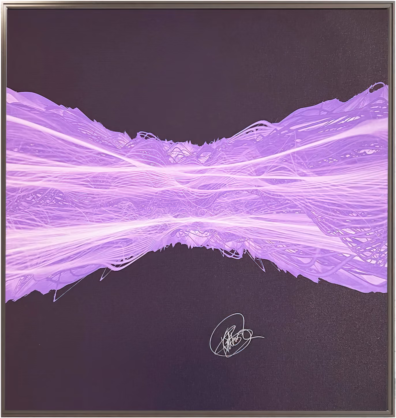 'Running Up That Hill' Soundwaves Signed Original Art