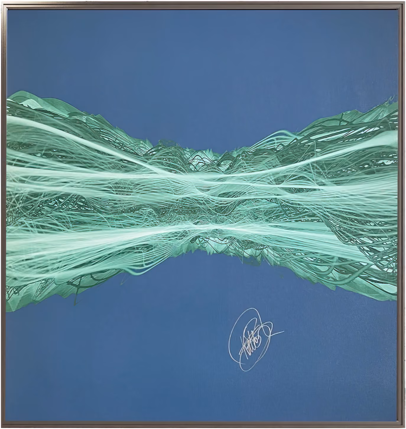 'Running Up That Hill' Soundwaves Signed Original Art