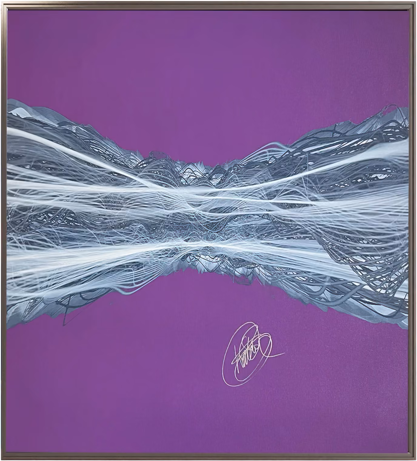 'Running Up That Hill' Soundwaves Signed Original Art