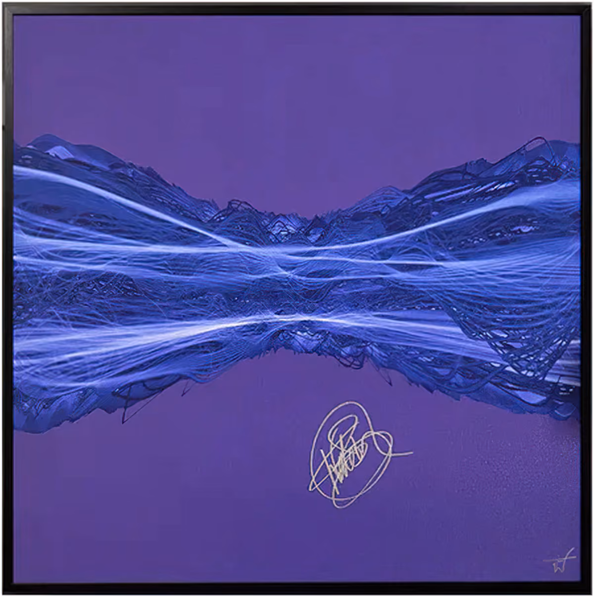 'Running Up That Hill' Soundwaves Signed Print