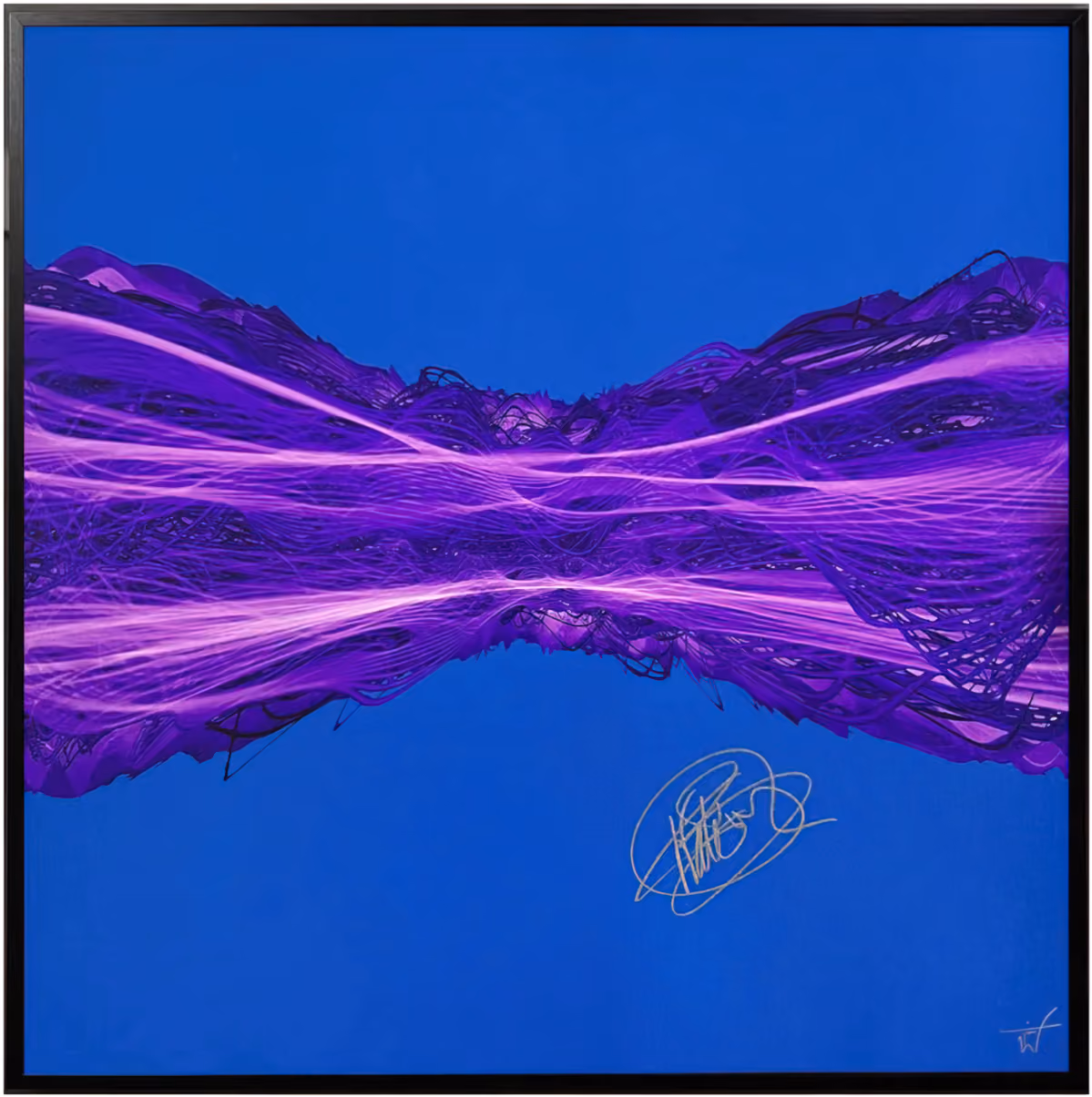 'Running Up That Hill' Soundwaves Signed Print