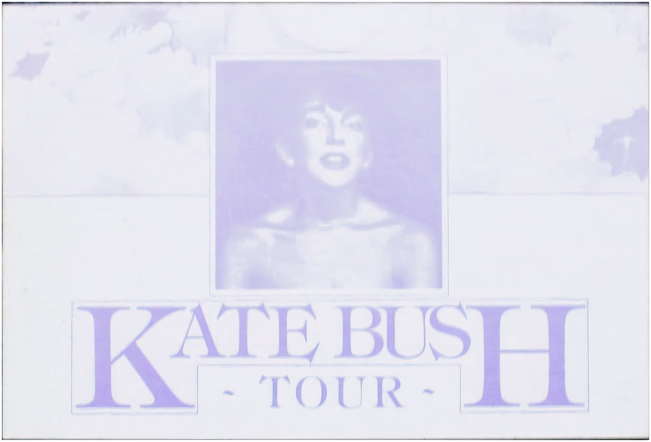 'Kate Bush Tour' Postcard