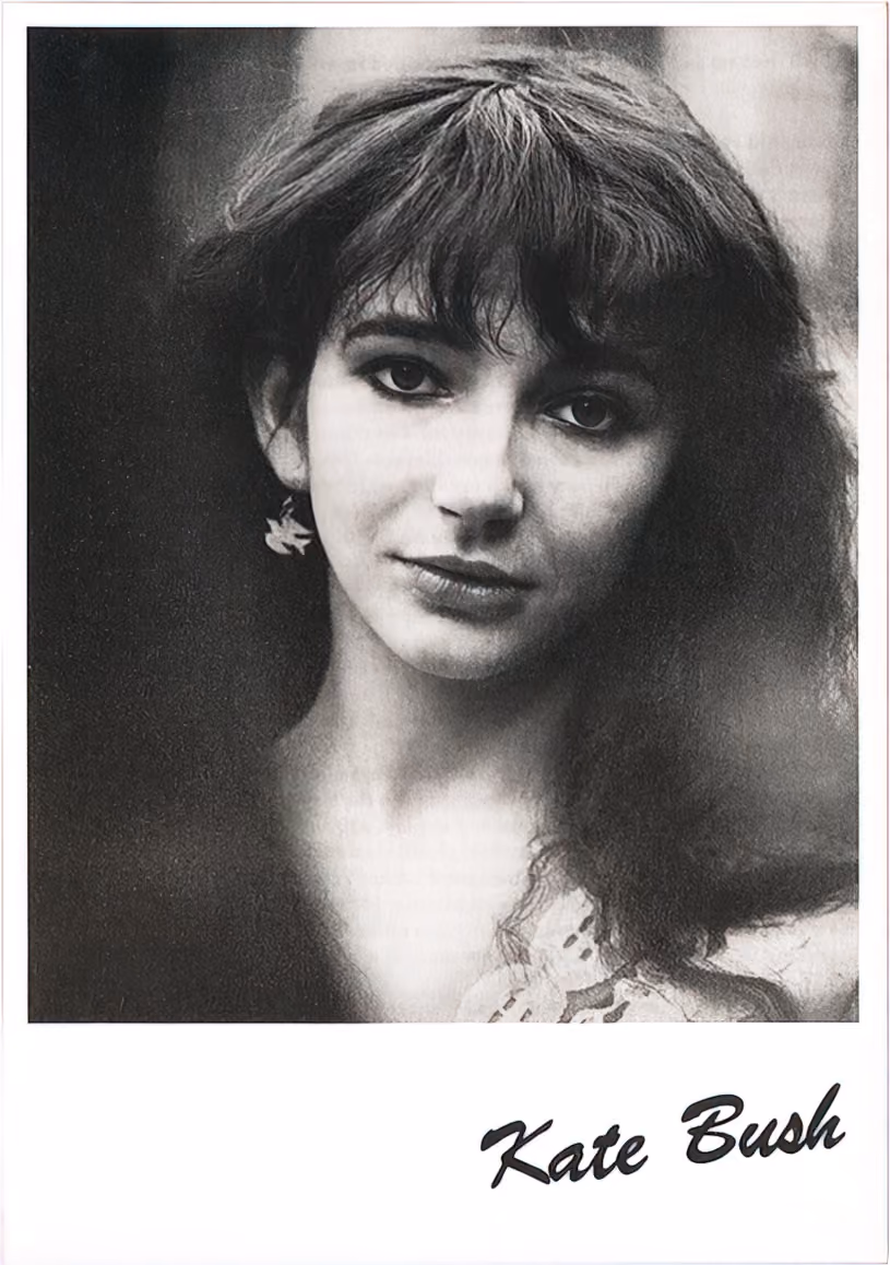 'Kate Bush' Postcard