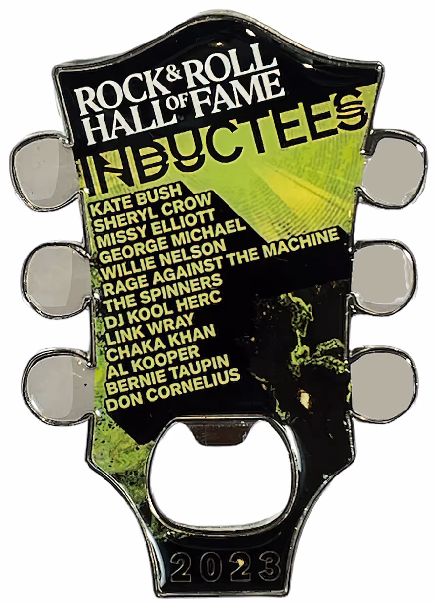 'Rock & Roll Hall Of Fame' 2023 Inductees Bottle Opener Magnet