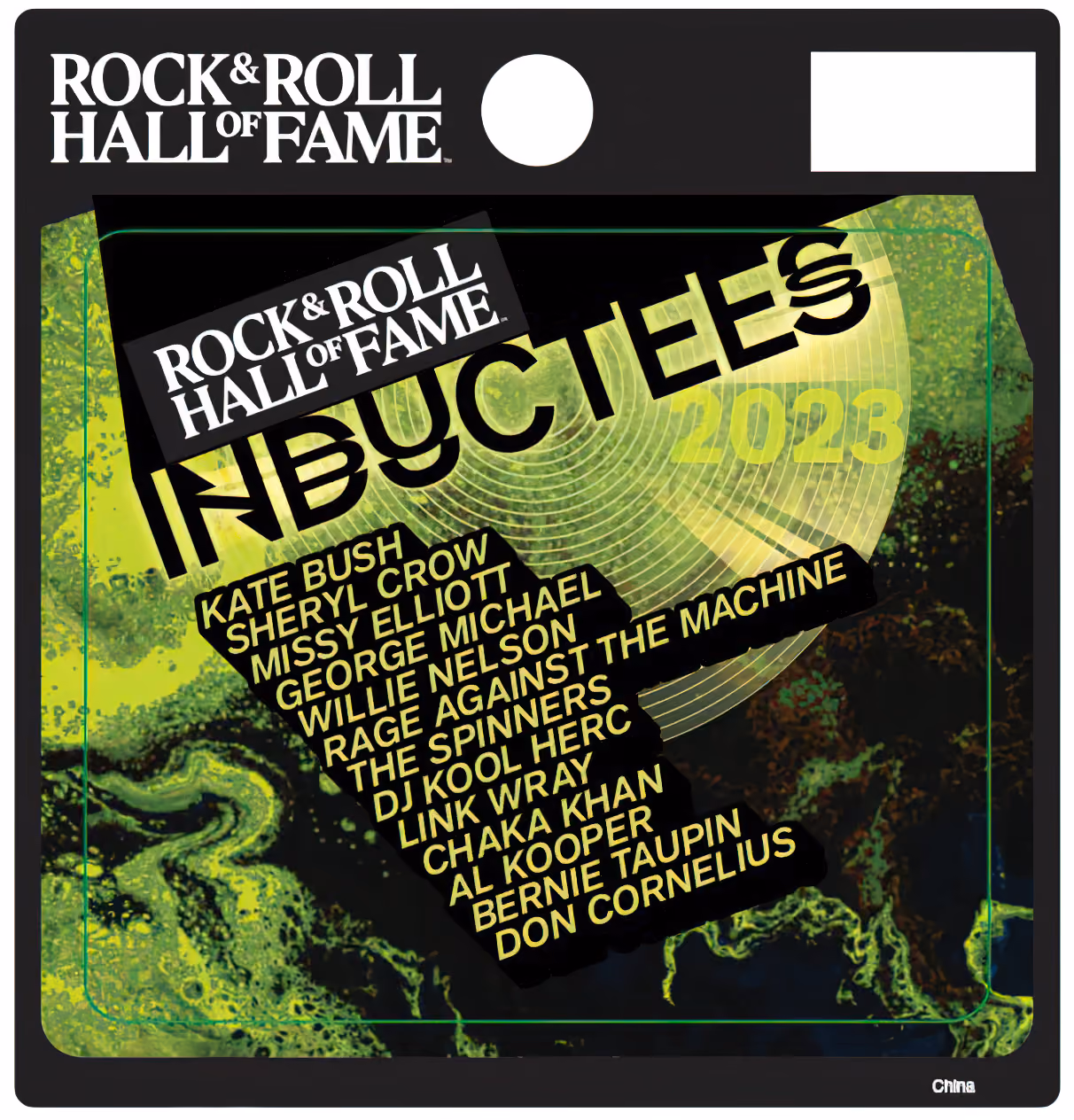 'Rock & Roll Hall Of Fame' 2023 Inductees Sticker