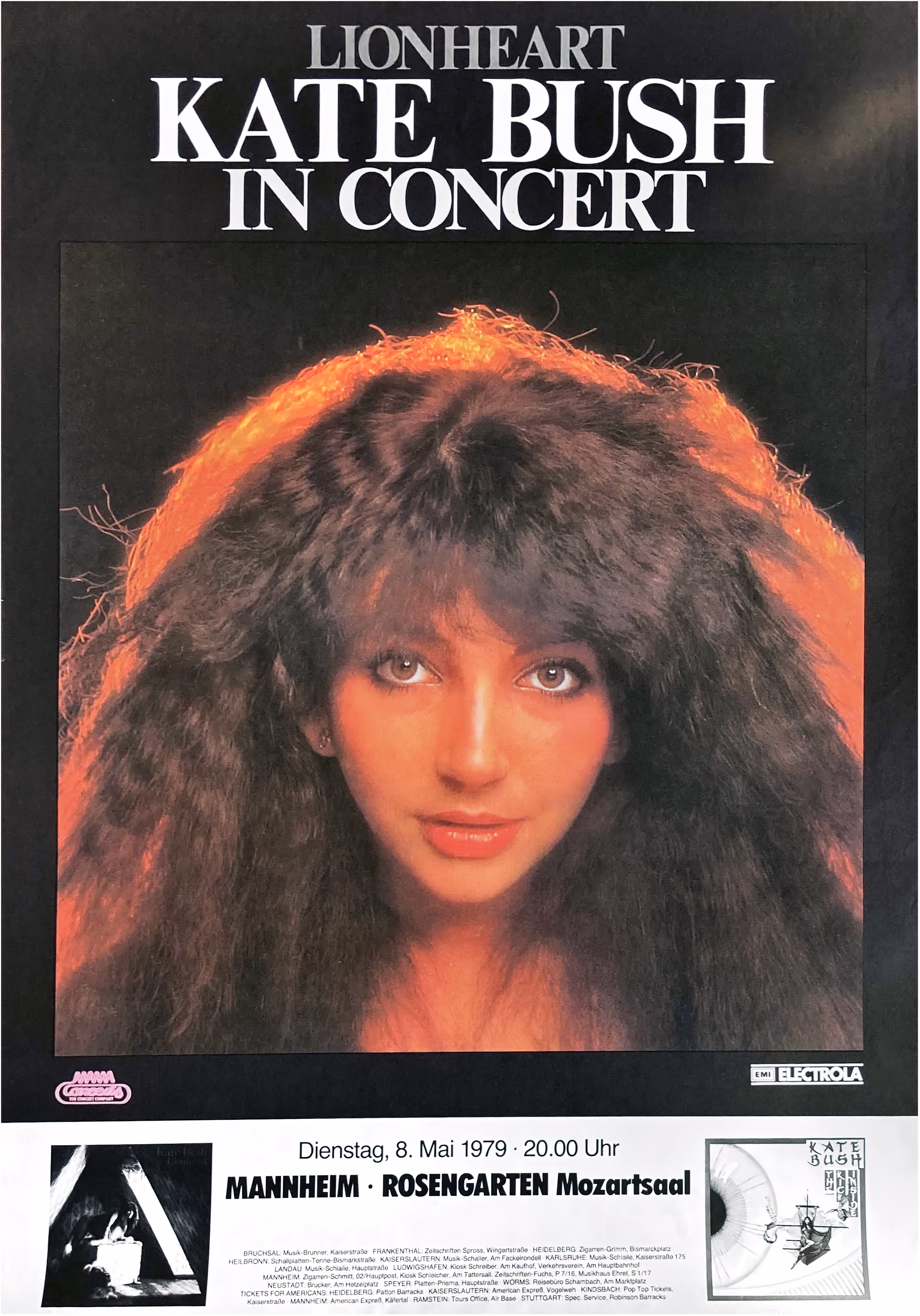 'Kate Bush In Concert' Poster