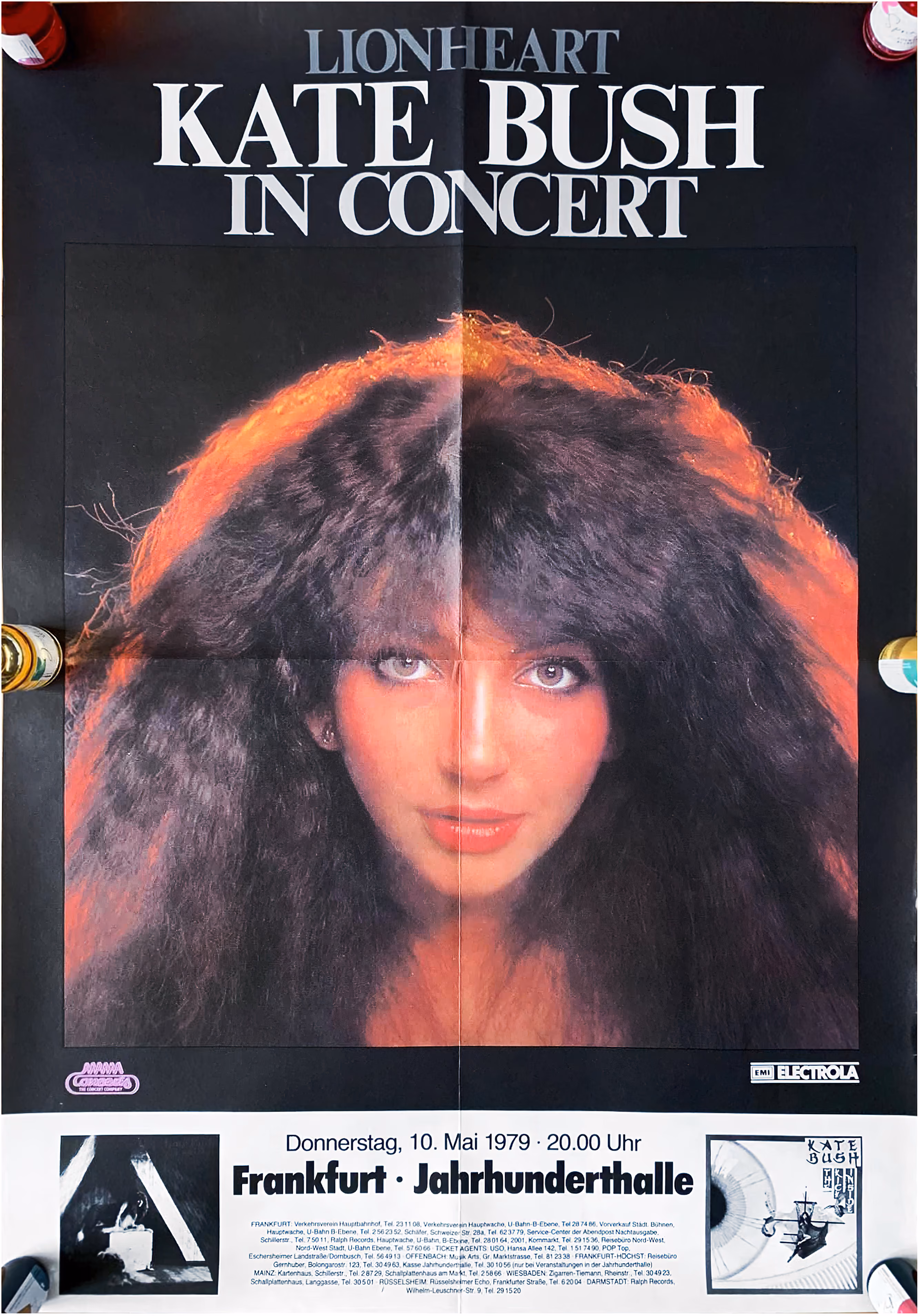 'Kate Bush In Concert' Poster