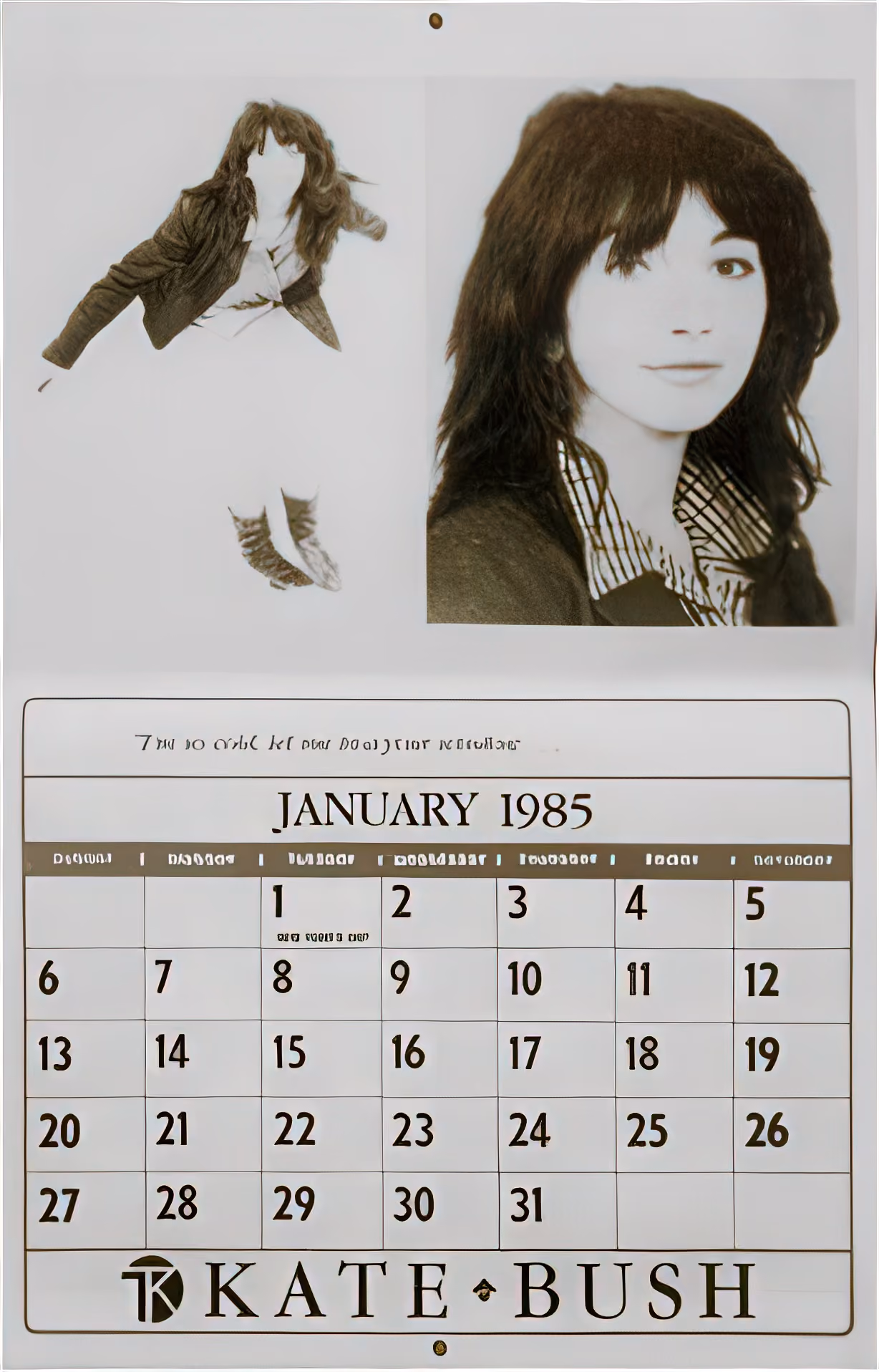 'Break-through' Magazine Calendar 1985