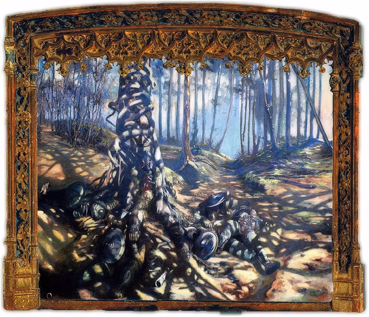 'The Fall Of Boromir' Painting