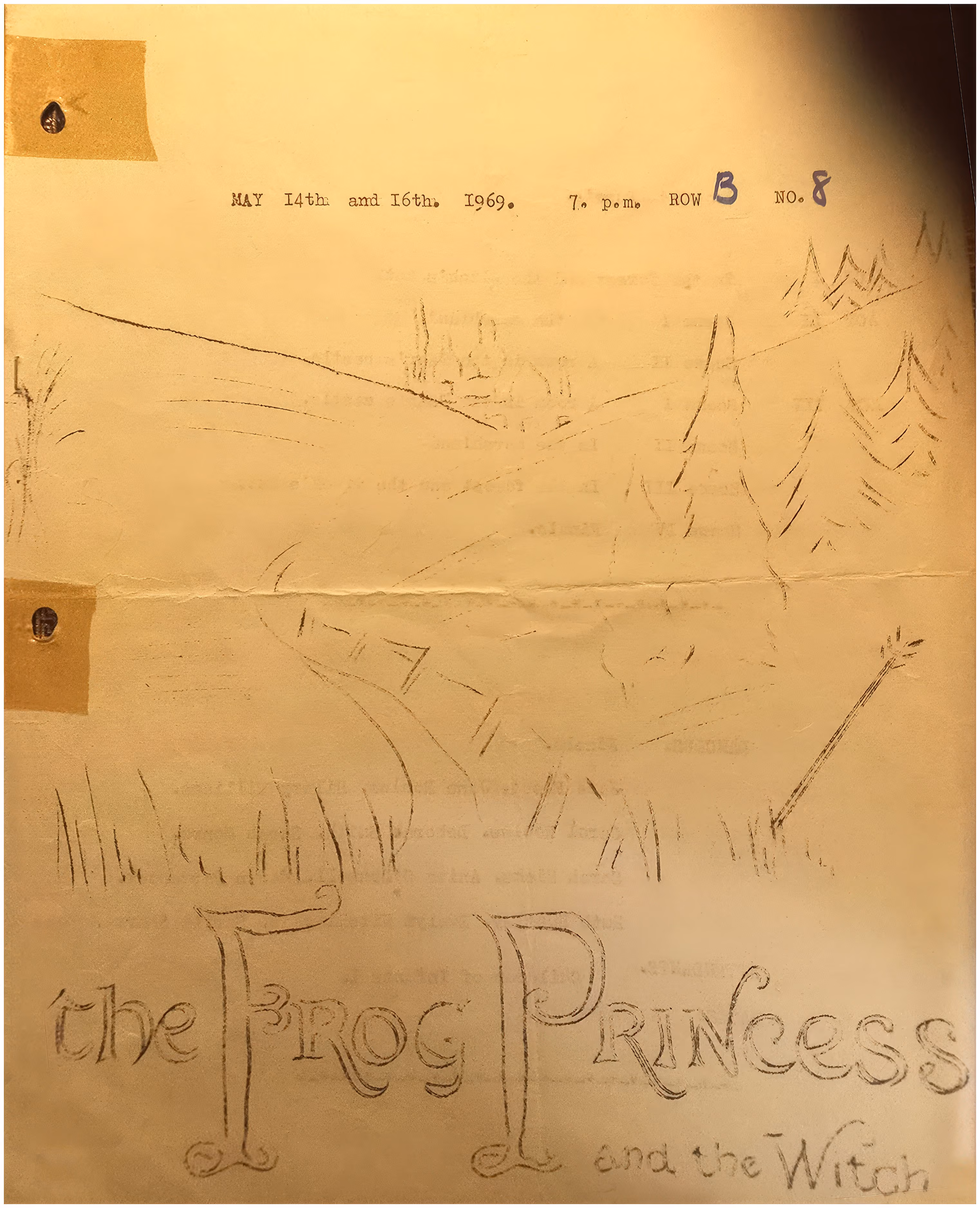 'The Frog Princess And The Witch' Programme