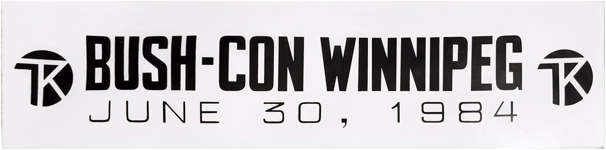 'Bush-Con '84' Convention Sticker