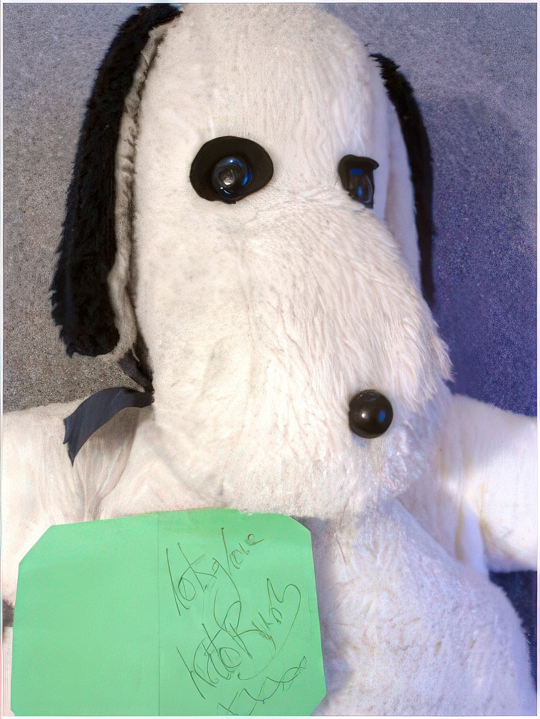 'Snoopy' Signed Cuddly Toy
