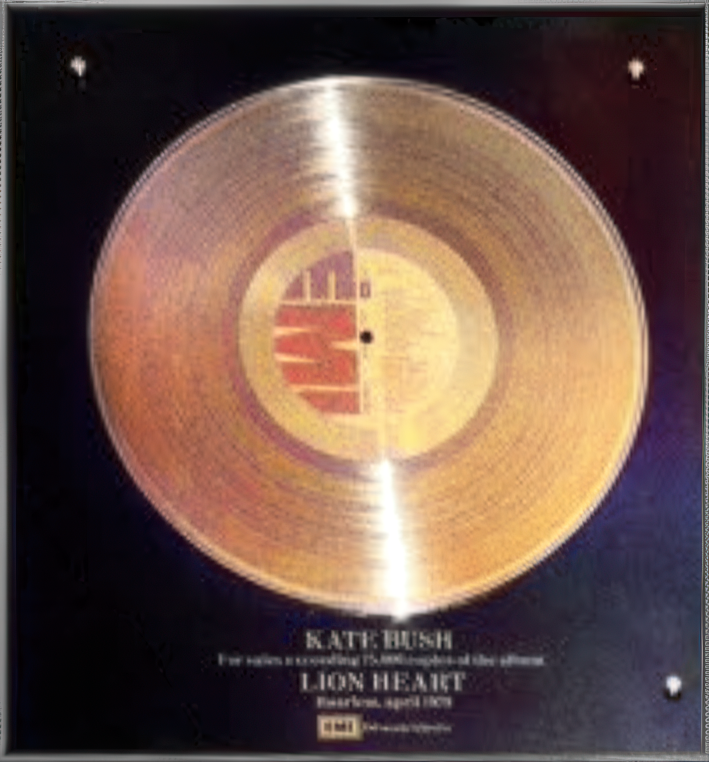 'Lionheart' Gold Sales Award