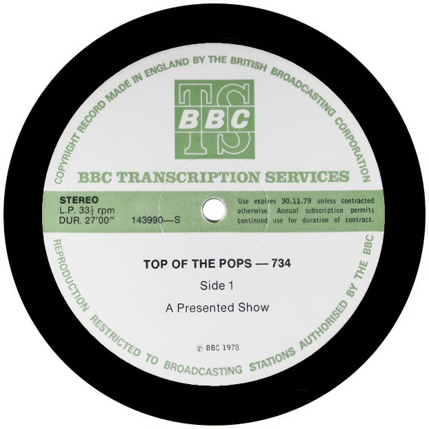 'Top Of The Pops' Show 734