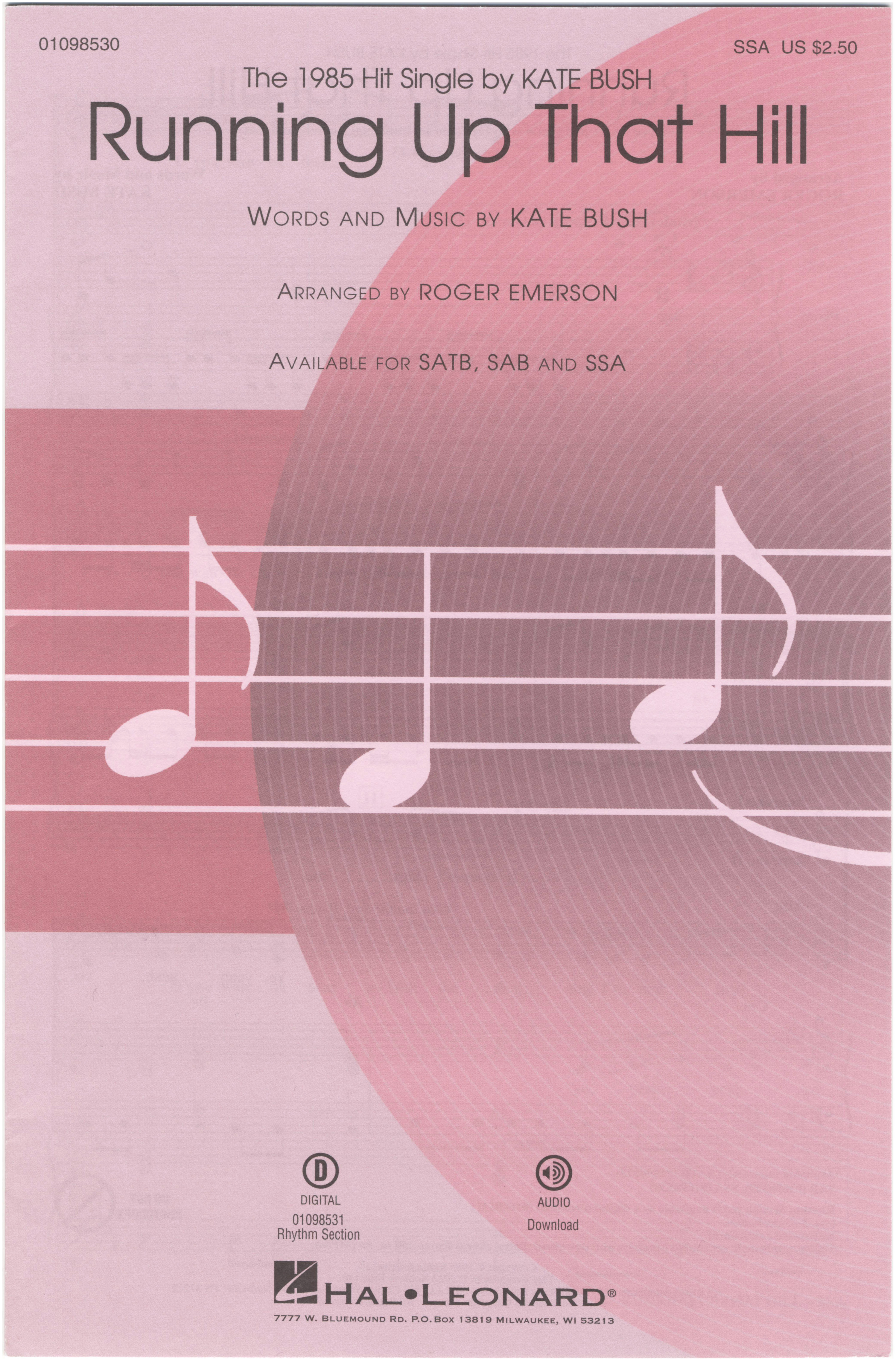 'Running Up That Hill' Sheet Music