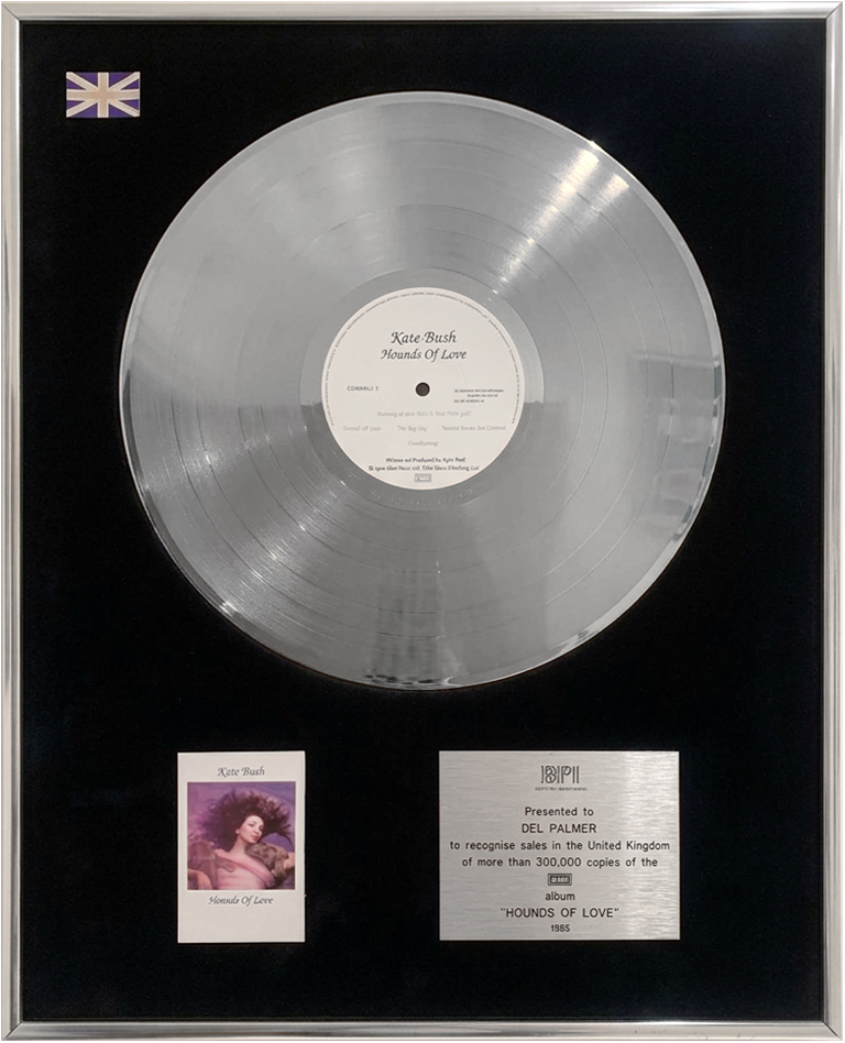 'Hounds Of Love' Album Platinum Sales Award
