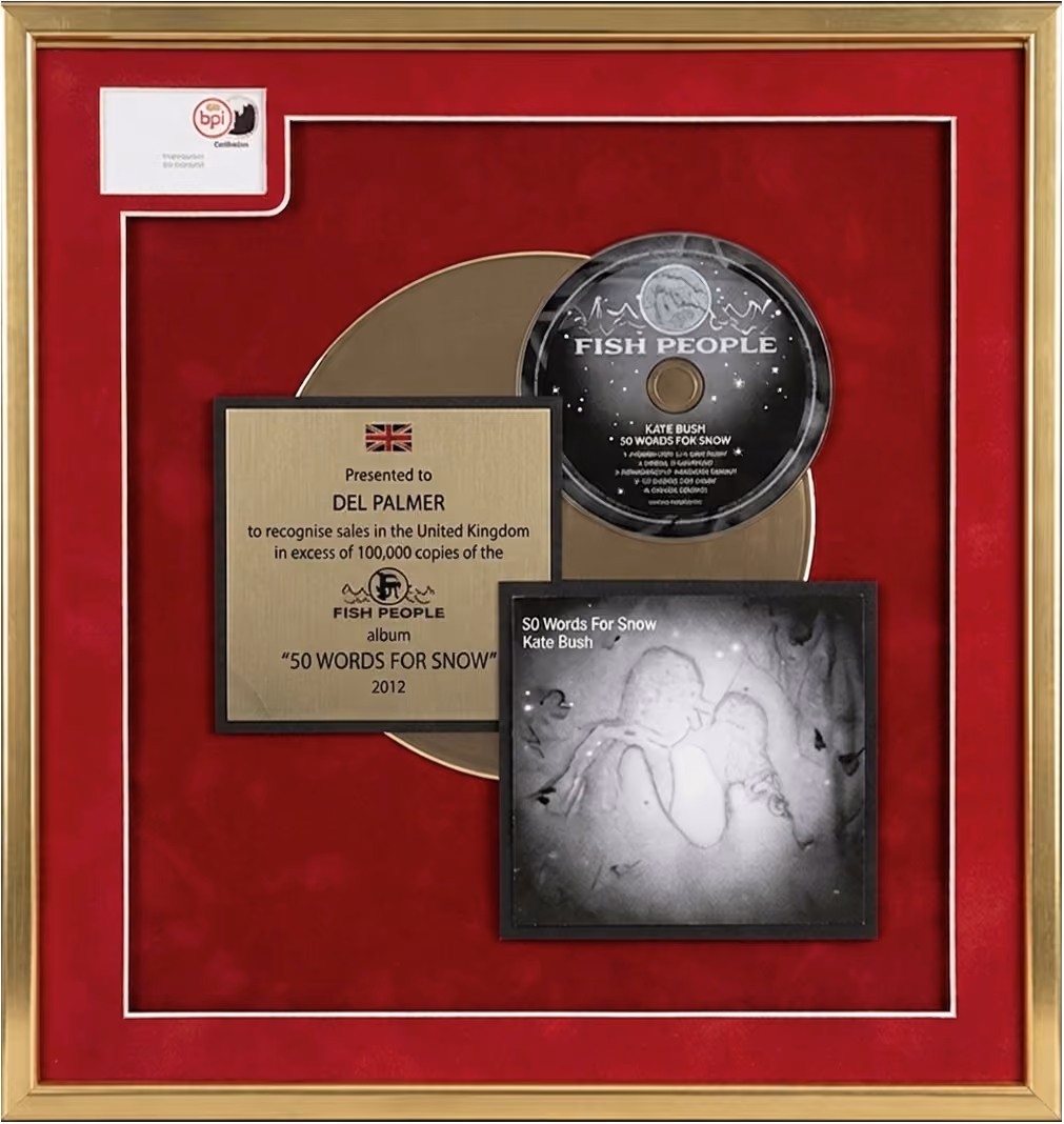 '50 Words For Snow' Gold Sales Award
