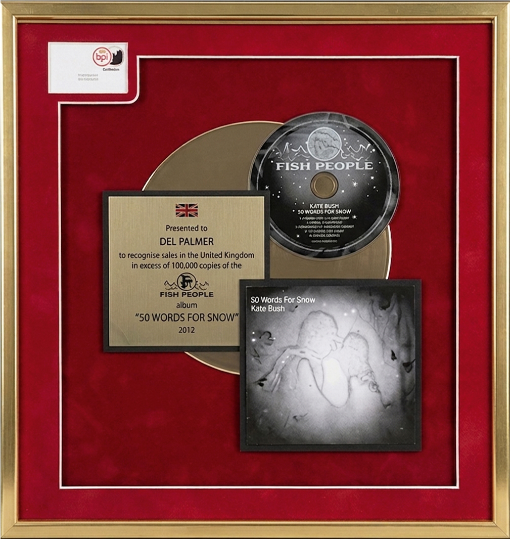'50 Words For Snow' Gold Sales Award