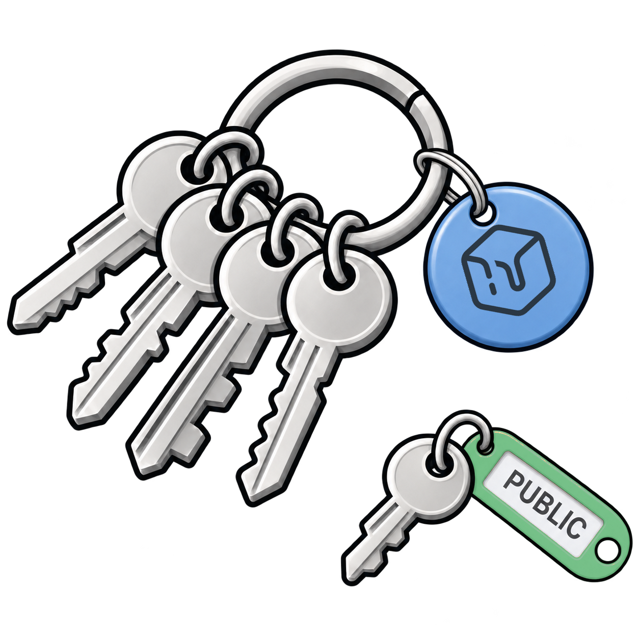 Public API keys for reproducible open-source builds