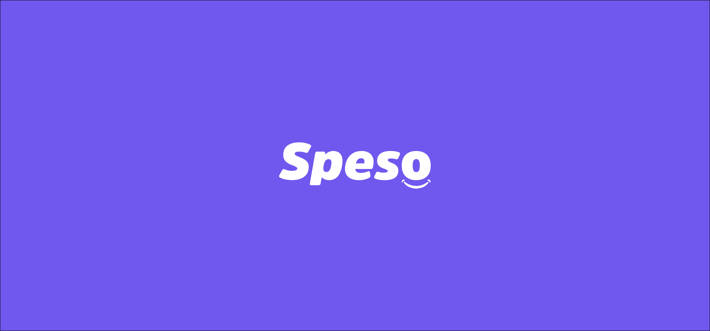 A banner image of the Speso logo 