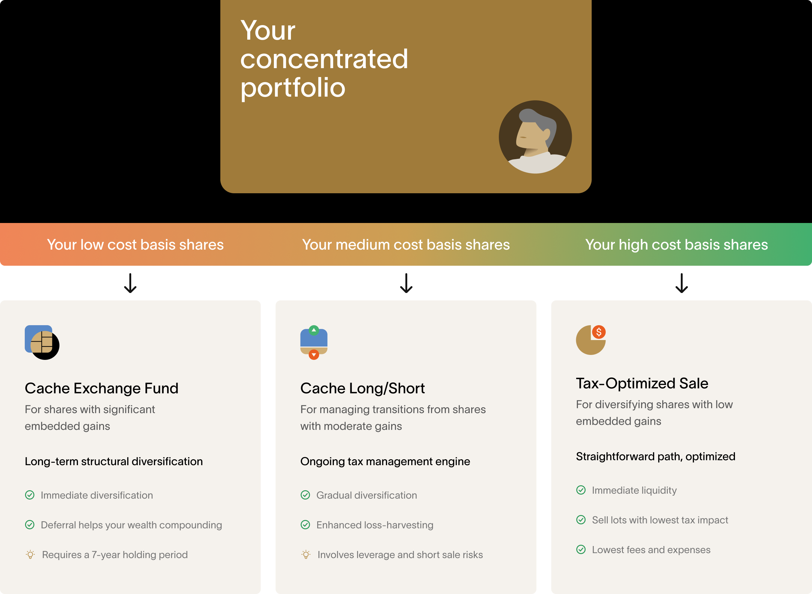 Portfolio strategies illustration