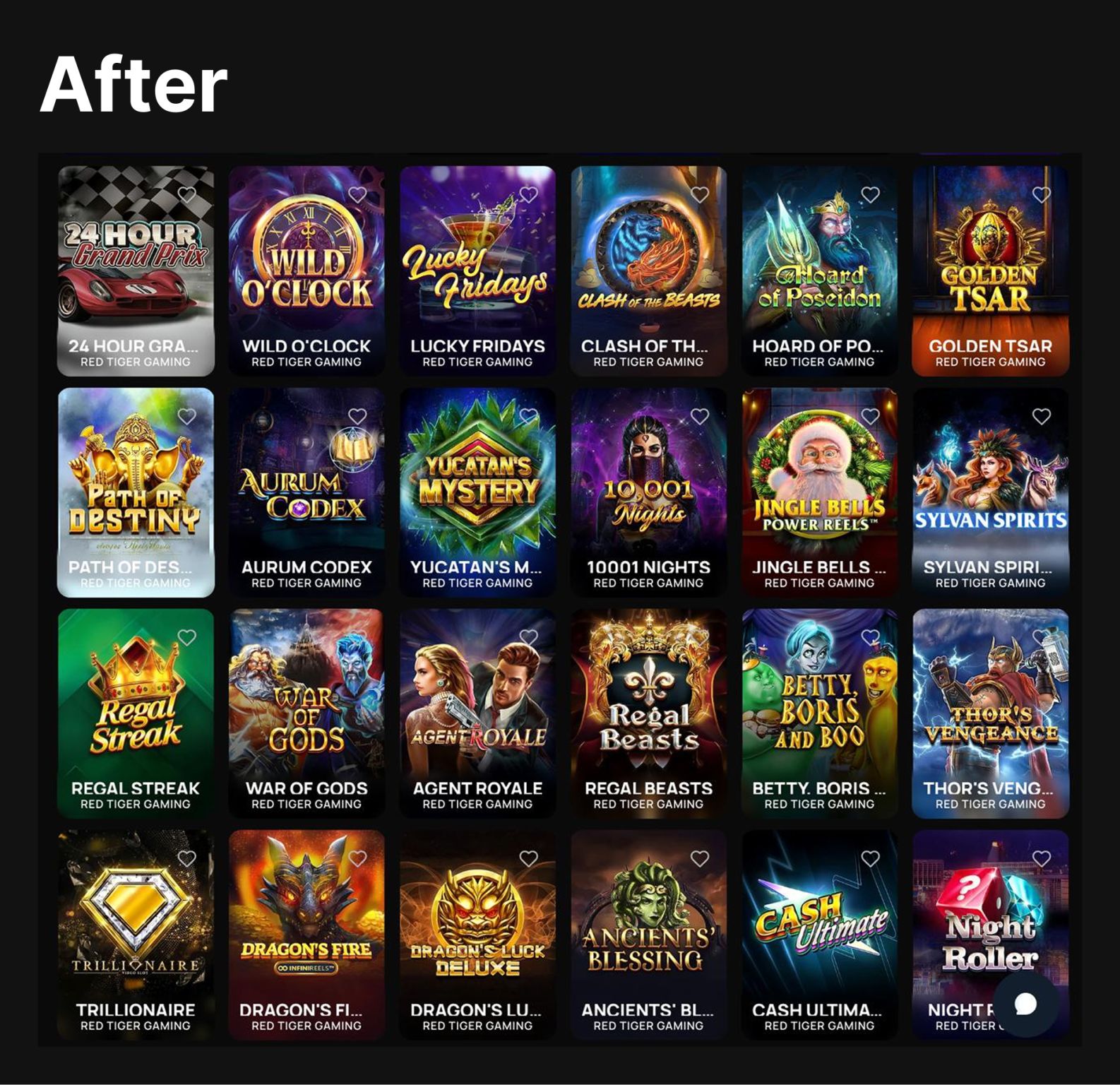 The 'output' stage demonstrating the tool’s dual capability: bulk size reduction and creative generation. The background for each character and logo was expanded using generative AI to fill the specific vertical dimensions required by the site design. This process automates what used to be hours of manual Photoshop work, delivering a lightweight, cohesive gallery ready for publishing.