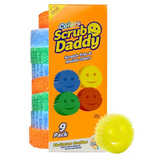 מארז 9 ספוגי Scrub Daddy המקוריים — בחצי מחיר לעומת ישראל