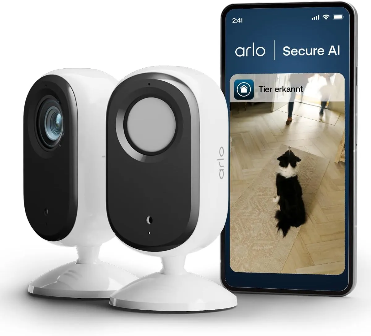 מצלמת אבטחה של Arlo Indoor 3 HD: סט 2 יחידות