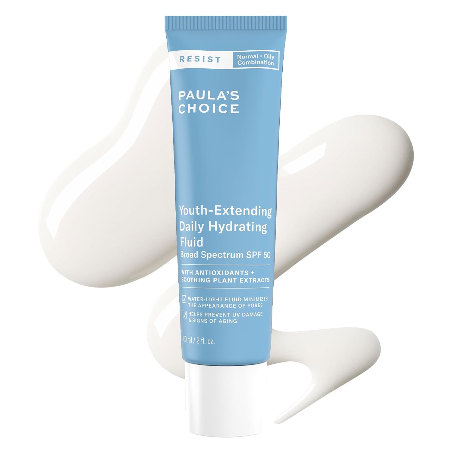 Paula's Choice RESIST — קרם לחות יומי לפנים עם SPF 50, 60 מ"ל
