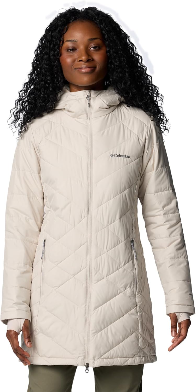 מעיל פוך ארוך עם קפוצ'ון לנשים — קולומביה Heavenly Long Hooded Jacket